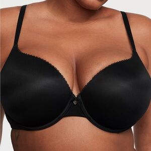 Victoria's Secret Black Perfect Shape Push-Up Smooth Bra